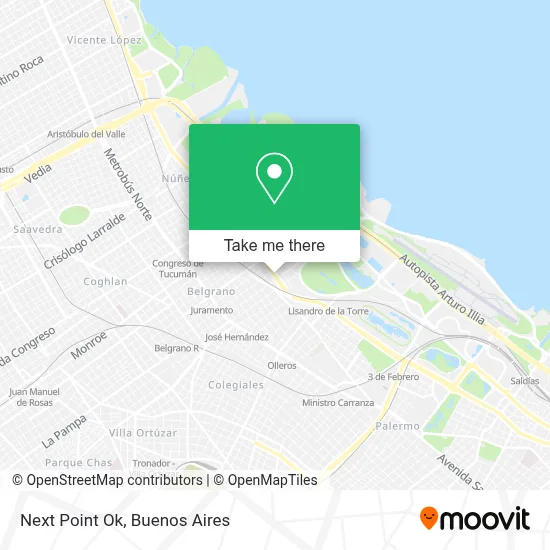 Next Point Ok map