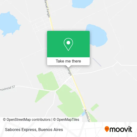 Sabores Express map