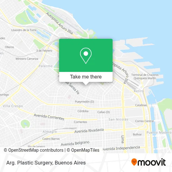Arg. Plastic Surgery map