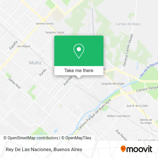 Rey De Las Naciones map