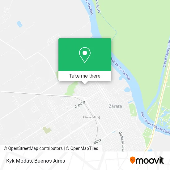 Kyk Modas map