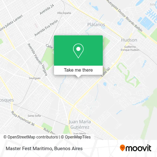 Master Fest Maritimo map