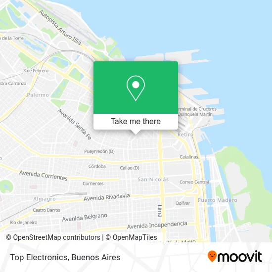 Top Electronics map