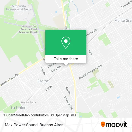 Max Power Sound map
