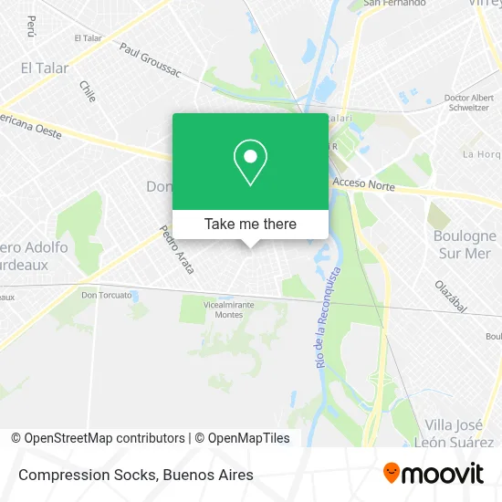 Compression Socks map