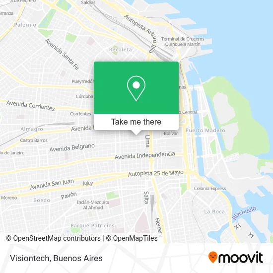 Visiontech map