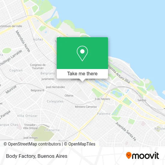 Body Factory map