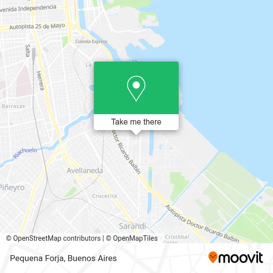 Pequena Forja map