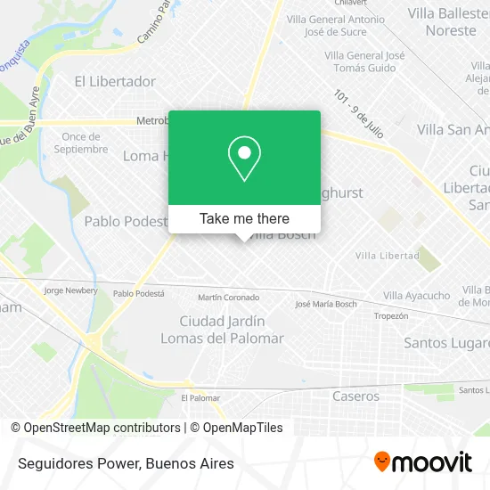 Seguidores Power map