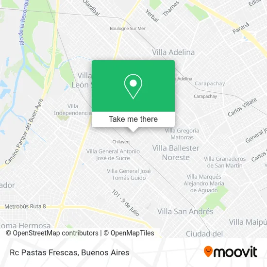 Rc Pastas Frescas map