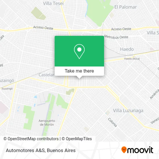 Automotores A&S map