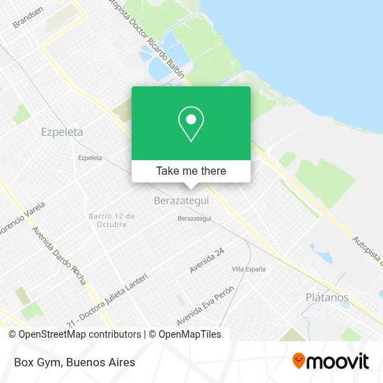 Box Gym map