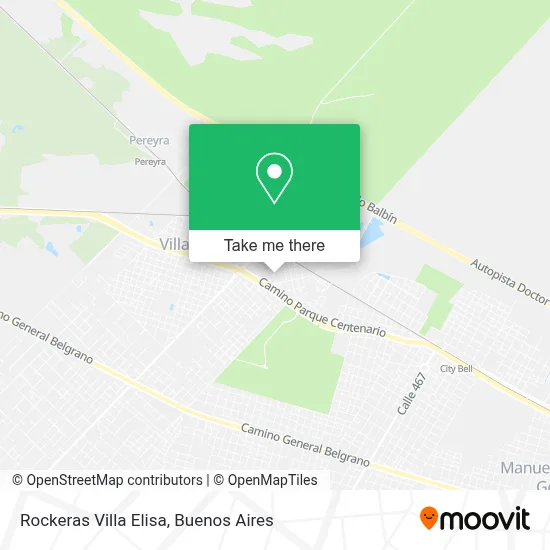 Rockeras Villa Elisa map