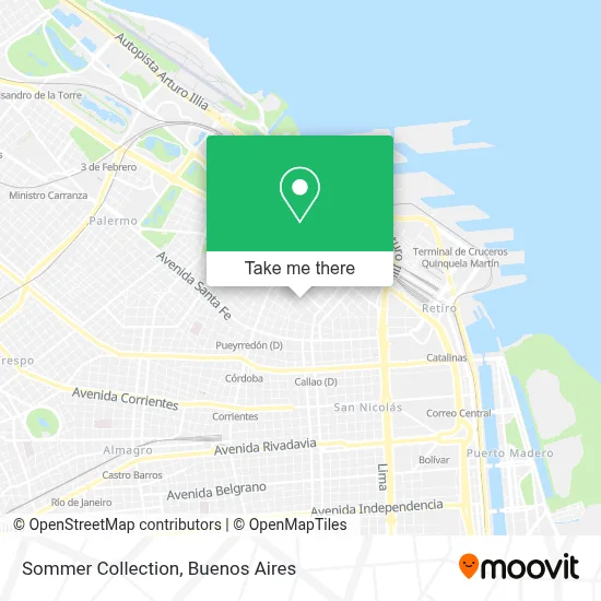 Sommer Collection map