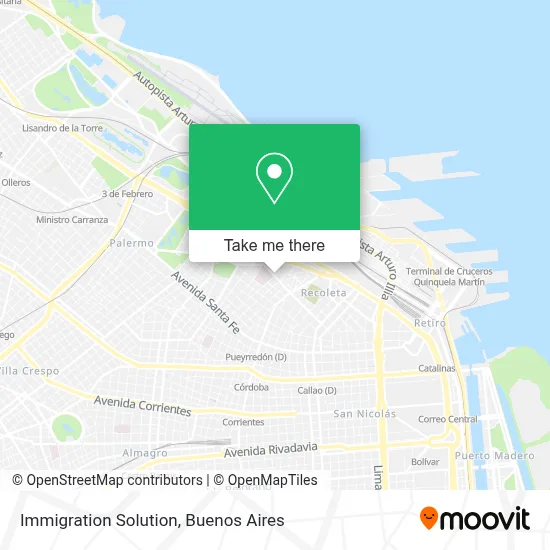 Immigration Solution map