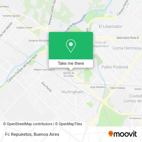 Fc Repuestos map
