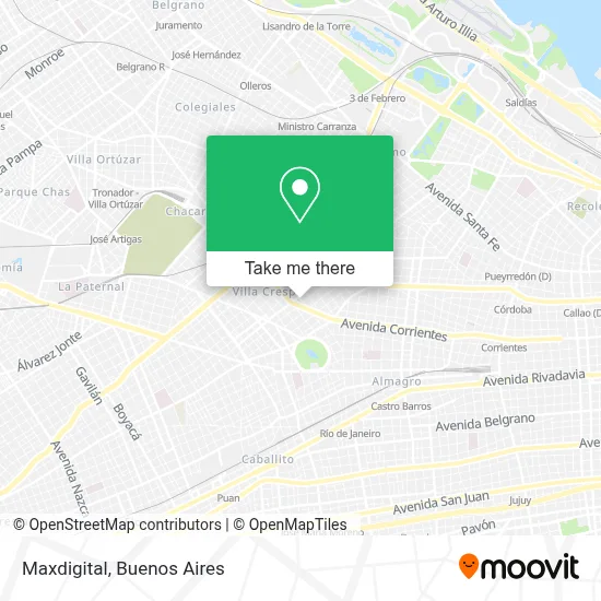 Maxdigital map