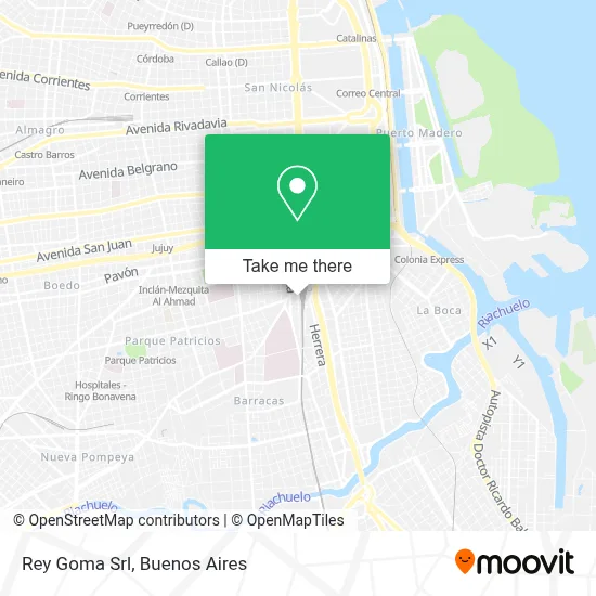 Rey Goma Srl map