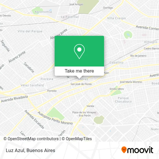 Luz Azul map