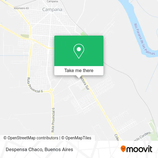 Despensa Chaco map
