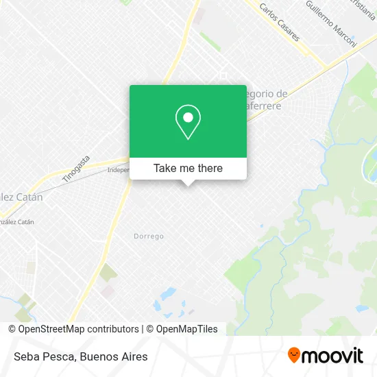 Seba Pesca map