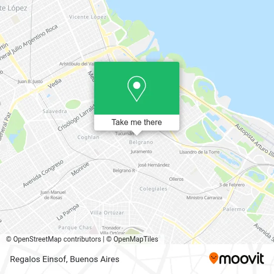Regalos Einsof map