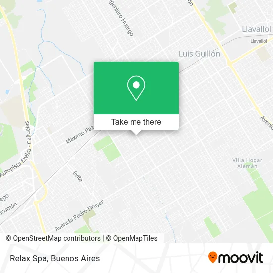 Relax Spa map