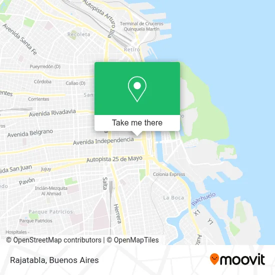 Rajatabla map