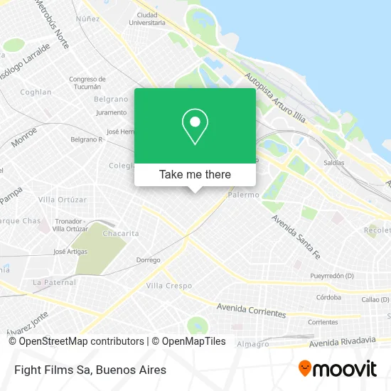 Fight Films Sa map