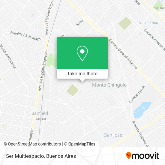 Ser Multiespacio map