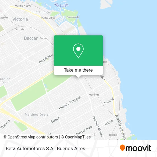 Beta Automotores S.A. map