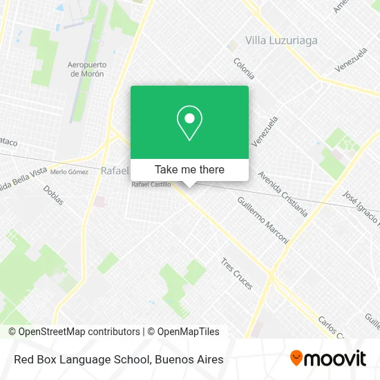 Red Box Language School map