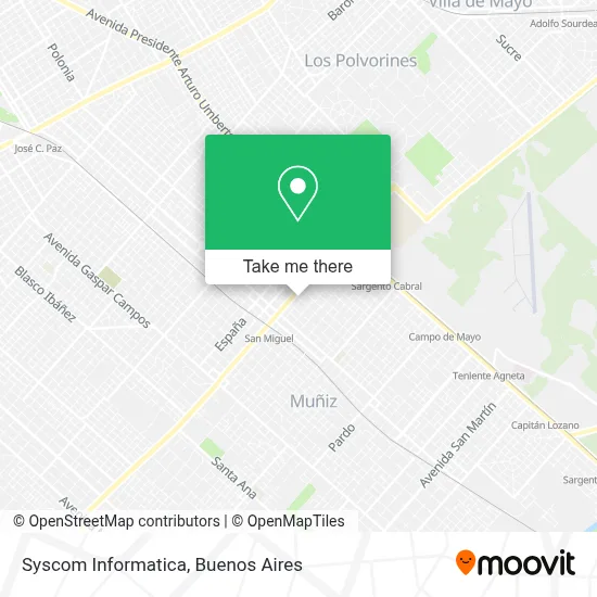 Syscom Informatica map
