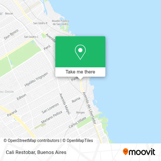 Cali Restobar map