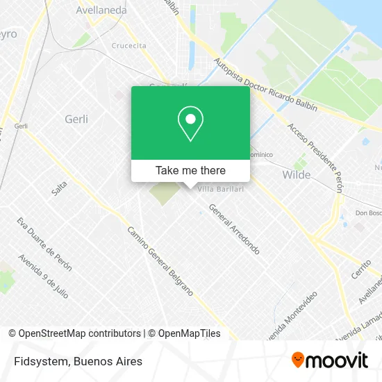 Fidsystem map
