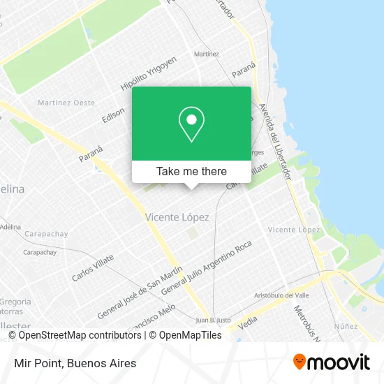 Mir Point map