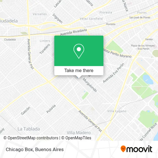 Chicago Box map