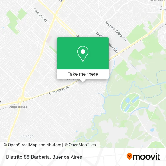 Distrito 88 Barberia map