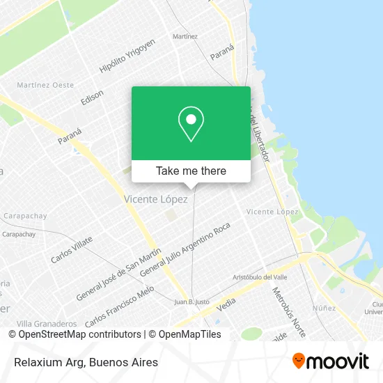 Relaxium Arg map