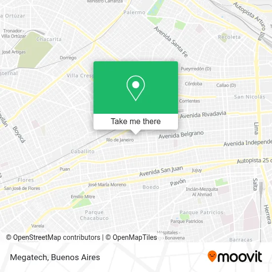 Megatech map