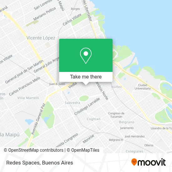 Redes Spaces map