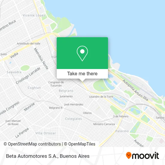 Beta Automotores S.A. map
