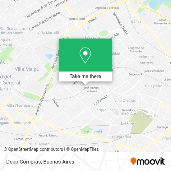 Deep Compras map