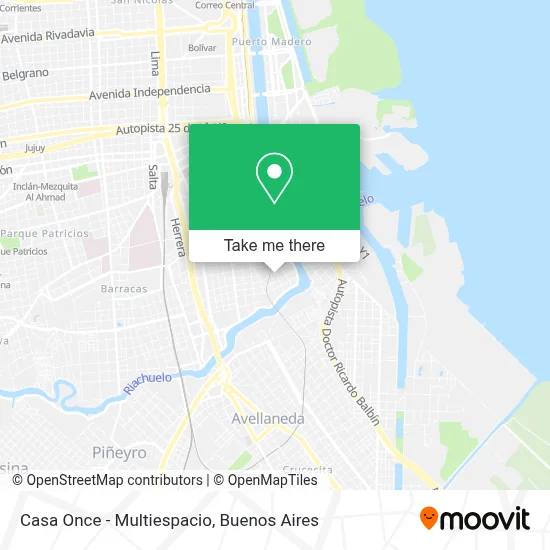 Casa Once - Multiespacio map