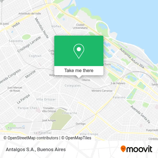 Antalgos S.A. map