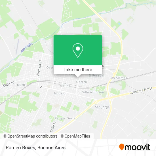 Romeo Boxes map