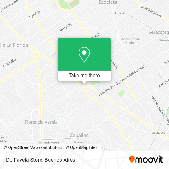 Do Favela Store map