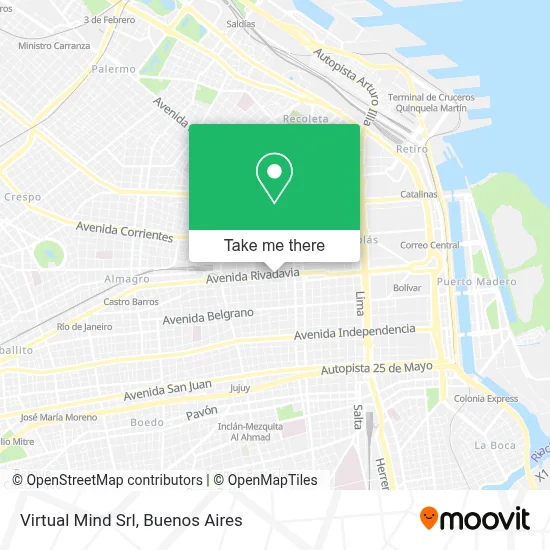 Virtual Mind Srl map