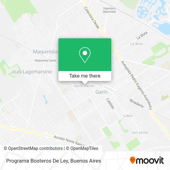 Programa Bosteros De Ley map