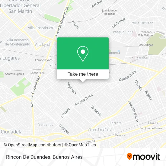 Rincon De Duendes map